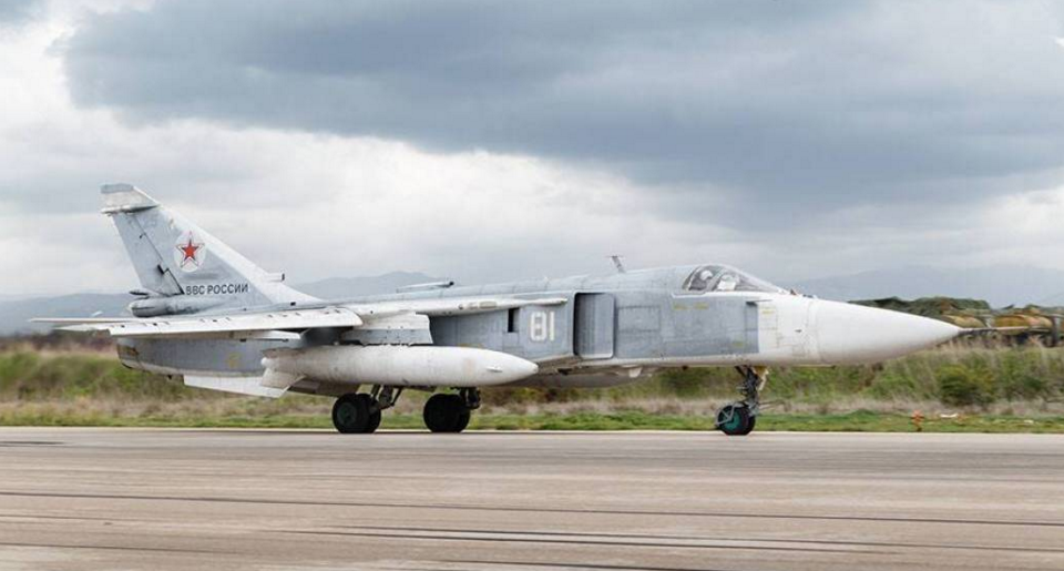 صورة تحطم طائرة عسكرية روسية في سوريا ومقتل طاقمها